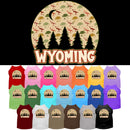 Pet Dog & Cat Screen Printed Shirt for Small to Medium Pets (Sizes XS-XL), "Wyoming Under The Stars"