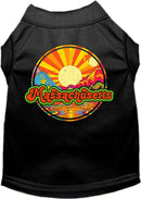 Pet Dog & Cat Screen Printed Shirt for Medium to Large Pets (Sizes 2XL-6XL), "Massachusetts Mellow Mountain"