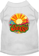 Pet Dog & Cat Screen Printed Shirt for Medium to Large Pets (Sizes 2XL-6XL), "Idaho Mellow Mountain"