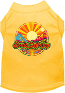 Pet Dog & Cat Screen Printed Shirt for Medium to Large Pets (Sizes 2XL-6XL), "South Carolina Mellow Mountain"