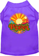 Pet Dog & Cat Screen Printed Shirt for Small to Medium Pets (Sizes XS-XL), "Virginia Mellow Mountain"