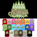 Pet Dog & Cat Screen Printed Shirt for Medium to Large Pets (Sizes 2XL-6XL), "Alabama Woodland Trees"