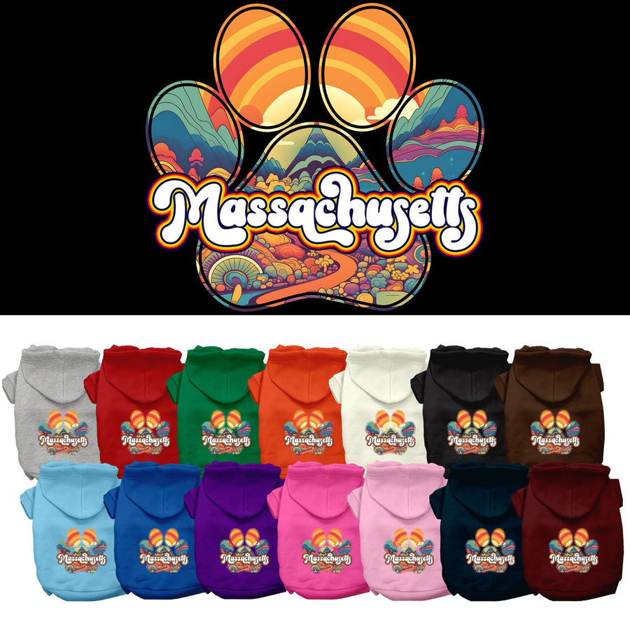 Pet Dog & Cat Screen Printed Hoodie for Medium to Large Pets (Sizes 2XL-6XL),