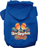 Pet Dog & Cat Screen Printed Hoodie for Small to Medium Pets (Sizes XS-XL), "New Hampshire Groovy Summit"