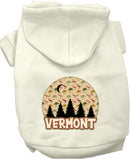 Pet Dog & Cat Screen Printed Hoodie for Medium to Large Pets (Sizes 2XL-6XL), "Vermont Under The Stars"