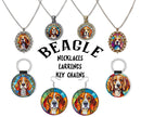 Beagle Jewelry - Stained Glass Style Necklaces, Earrings and more!