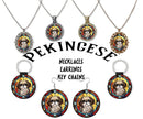 Pekingese Jewelry - Stained Glass Style Necklaces, Earrings and more!