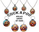 Cockapoo Jewelry - Stained Glass Style Necklaces, Earrings and more!