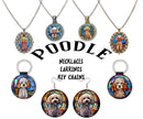 Poodle Jewelry - Stained Glass Style Necklaces, Earrings and more!
