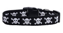 Pet Dog & Cat Nylon Collar or Leash, "Skulls"