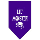 Halloween Pet and Dog Bandana Screen Printed, "Lil Monster"