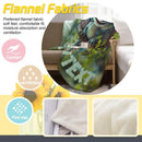 Personalized Dragon Blanket: Flannel Fleece Dino Fantasy Nursery Kids Gift