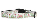 Christmas Pet Dog & Cat Nylon Collar or Leash, "Feliz Navidad"