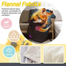 Personalized Starry-Eyed Kitten Blanket | Custom Name | Galaxy Cat Blue Eyes Fleece Throw Gift