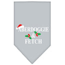Christmas Pet and Dog Bandana Screen Printed, "Aberdoggie Christmas"