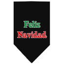 Christmas Pet and Dog Bandana Screen Printed, "Feliz Navidad"