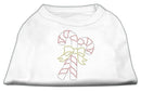 Christmas Pet Dog & Cat Shirt Rhinestone, "Candy Canes"