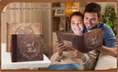 Vintage Wedding Guest Book: Retro Kraft Album with Keepsake Box, Marriage Photo Memory Book
