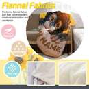Personalized Baby Chimpanzee Blanket: Jungle Nursery Throw, Super Soft Name Gift