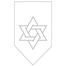 Pet and Dog Bandana Rhinestone, "Star Of David"