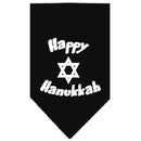 Pet and Dog Bandana Screen Printed, "Happy Hanukkah"
