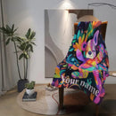 Personalized Teddy Bear Blanket: Patchwork Maximalist Throw