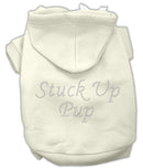 Pet, Dog & Cat Hoodie Rhinestone, "Stuck Up Pup"