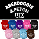 Pet Dog and Cat Hoodie Screen Printed, "Aberdoggie & Fetch UK"