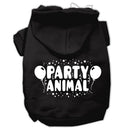 Pet Dog & Cat Hoodie Screen Printed, "Party Animal"