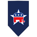 Dog Bandana Screen Printed, "Republican"