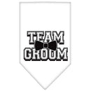 Pet and Dog Bandana Screen Printed, "Team Groom"