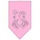 Pet and Dog Bandana Rhinestone, "Bunny"
