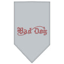 Pet and Dog Bandana Rhinestone, "Bad Dog"