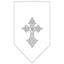 Pet and Dog Bandana, Rhinestone, "Cross"