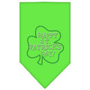 Pet and Dog Bandana Rhinestone, "Happy St. Patrick's Day"