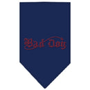 Pet and Dog Bandana Rhinestone, "Bad Dog"