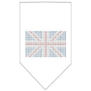 Pet and Dog Bandana Rhinestone, "British Flag"