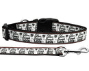 Pet Dog & Cat Nylon Collar or Leash, "Live Laugh and Love"