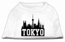 Pet Dog & Cat Shirt Screen Printed, "Tokyo Skyline"