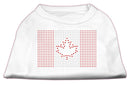 Pet Dog & Cat Shirt Rhinestone, "Canadian Flag"