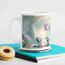 Personalized Unicorn Coffee Mug, Tea Cup: Hot Chocolate Gift for Fantasy Lovers, Name Gift