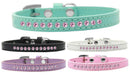 Dog, Puppy & Pet Fashion Collar, "Light Pink Crystal Rimsets"