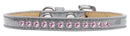 Dog, Puppy and Pet Ice Cream Collar, "Pearl & Light Pink Crystal Rimsets"