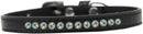 Dog, Puppy & Pet Fashion Collar, "Aurora Borealis Crystal Rimsets"