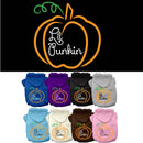 Halloween Pet Dog & Cat Hoodie Screen Printed, "Lil Punkin"