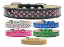 Dog, Puppy & Pet Ice Cream Collar, "Bright Pink Crystal Sprinkles Rimsets"