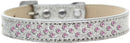 Dog, Puppy & Pet Ice Cream Collar, "Light Pink Crystal Rimsets Sprinkles"