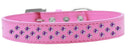 Dog, Puppy & Pet Fashion Collar, "Purple Crystal Rimsets Sprinkles"