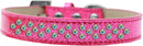 Dog, Puppy & Pet Ice Cream Collar, "Aurora Borealis Crystal Rimsets Sprinkles"