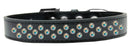 Dog, Puppy & Pet Fashion Collar, "Aurora Borealis Crystal Rimsets Sprinkles"